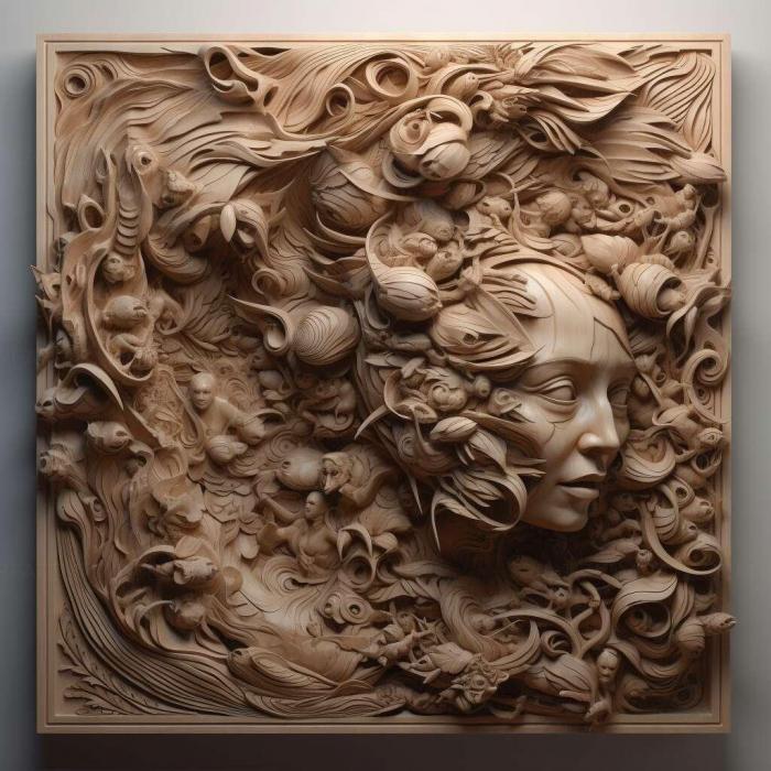 نموذج ثلاثي الأبعاد لآلة CNC 3D Art 